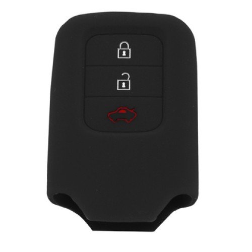 UNBRANDED Θήκη κλειδιού για αυτοκίνητα Honda 1014-01, εύκαμπτη, μαύρη