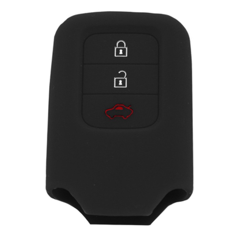 UNBRANDED Θήκη κλειδιού για αυτοκίνητα Honda 1014-01, εύκαμπτη, μαύρη