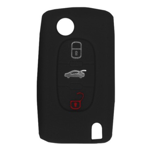 UNBRANDED Θήκη κλειδιού για αυτοκίνητα Alfa Romeo 2012-01, εύκαμπτη, μαύρη