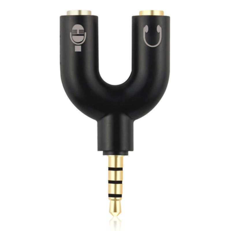 Powertech POWERTECH αντάπτορας 3.5mm σε 2x 3.5mm CAB-J043, μαύρο