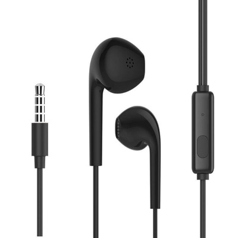 CELEBRAT CELEBRAT earphones με μικρόφωνο G12, 3.5mm σύνδεση, Φ14.2mm, 1.2m, μαύρο