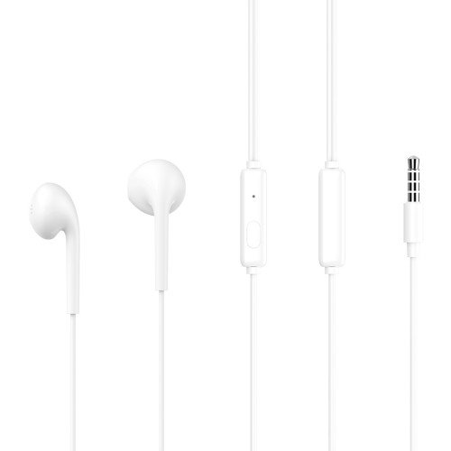 CELEBRAT CELEBRAT earphones με μικρόφωνο G12, 3.5mm σύνδεση, Φ14.2mm, 1.2m, λευκό