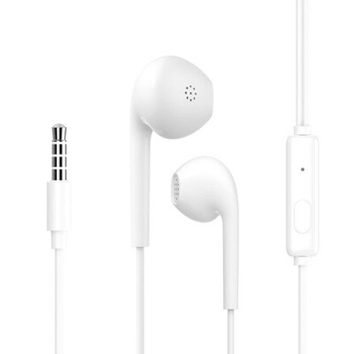 CELEBRAT CELEBRAT earphones με μικρόφωνο G12, 3.5mm σύνδεση, Φ14.2mm, 1.2m, λευκό