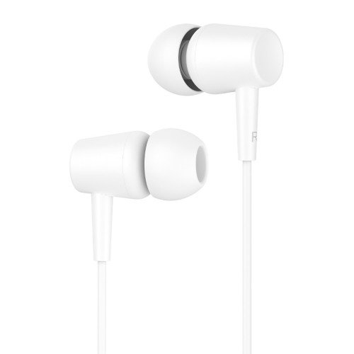 CELEBRAT CELEBRAT earphones με μικρόφωνο G13, 3.5mm σύνδεση, Φ10mm, 1.2m, λευκό