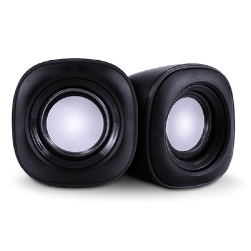 Powertech POWERTECH ηχεία Essential sound PT-844, 2x 3W, 3.5mm, μαύρα