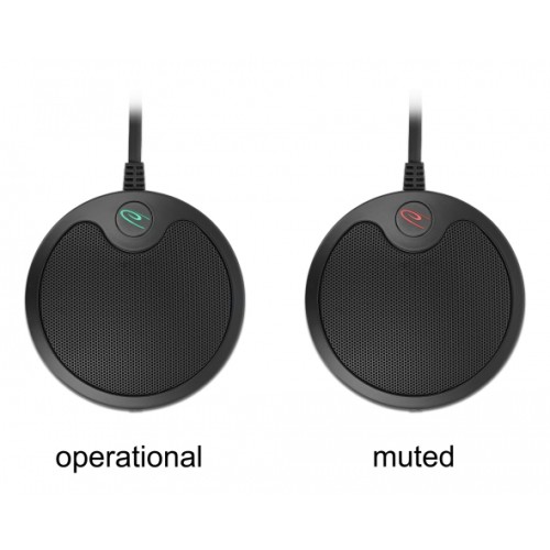 DELOCK DELOCK μικρόφωνο 20672, πυκνωτικό, omnidirectional, με mute, USB