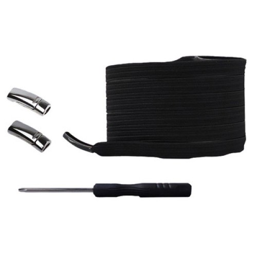 UNBRANDED Σετ ελαστικά κορδόνια TOOL-0063 με μαγνητικά κλικ, 1m, μαύρα