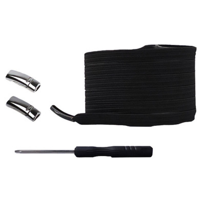 UNBRANDED Σετ ελαστικά κορδόνια TOOL-0063 με μαγνητικά κλικ, 1m, μαύρα