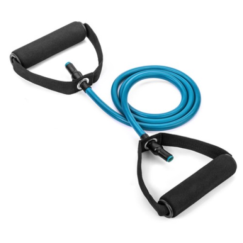 UNBRANDED Λάστιχο γυμναστικής με χερούλια GYM-0005, Φ9, 1.2μ, μπλε