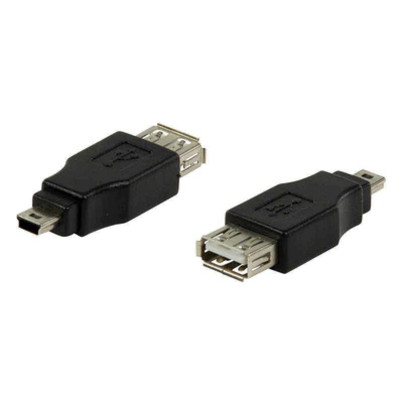 Powertech POWERTECH αντάπτορας USB σε USB Mini CAB-U141, μαύρος