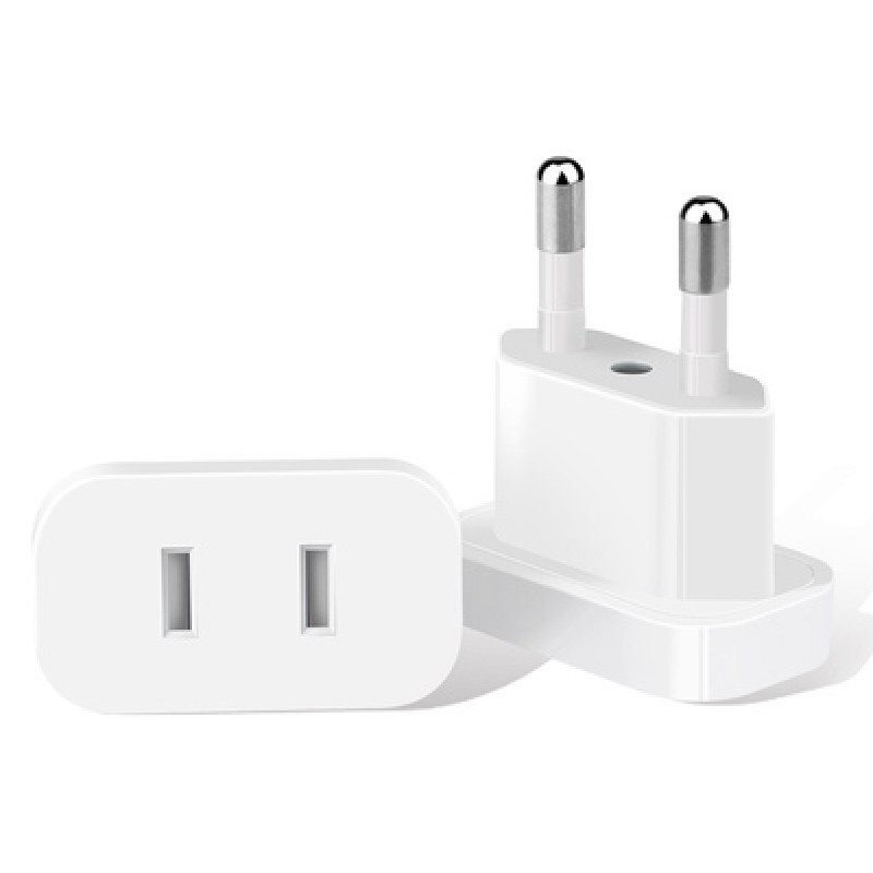 Powertech POWERTECH αντάπτορας πρίζας US σε EU PT-927, με ασφάλεια, 4.8mm, λευκός