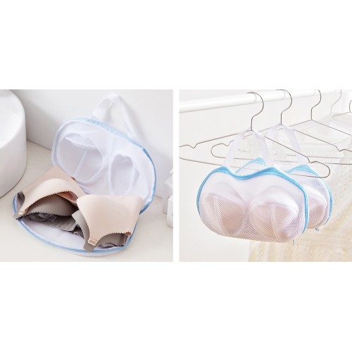 UNBRANDED Θήκη πλυσίματος CLN-0038 για στηθόδεσμο & ευαίσθητα ρούχα, λευκή