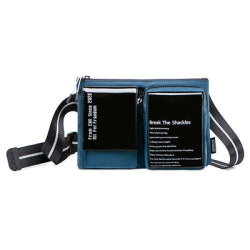 SUPER FIVE SUPER FIVE τσάντα ώμου XB00118-BL, μπλε