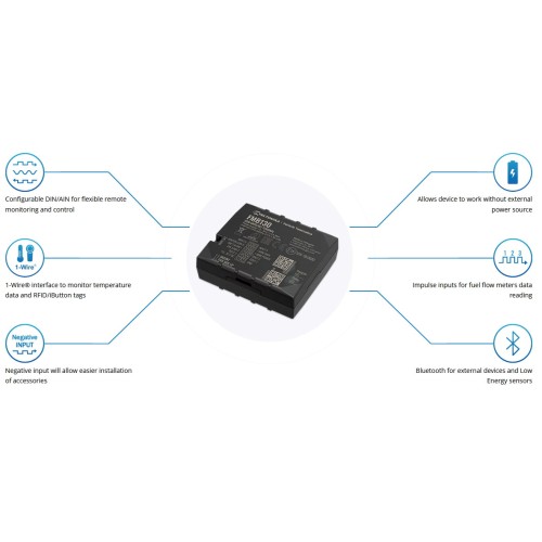 TELTONIKA TELTONIKA GPS Tracker αυτοκινήτου FMB130, GSM/GPRS/GNSS, Bluetooth