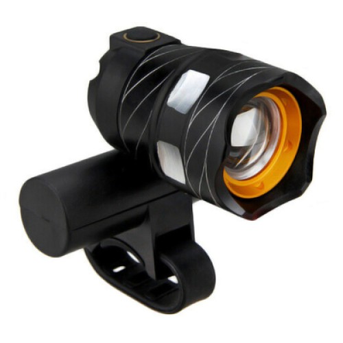 UNBRANDED Εμπρόσθιο φως ποδηλάτου BIKE-0028, 1500LM, 300m, IPX-6, μαύρο