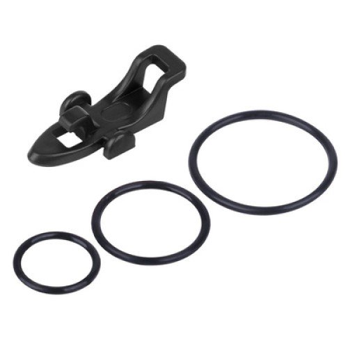 Powertech POWERTECH βάση για αγκίστρι ψαρέματος FISH-0016, 3 δαχτυλίδια, μαύρο