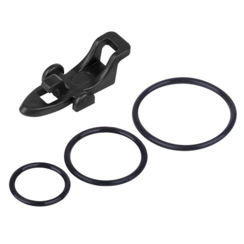 Powertech POWERTECH βάση για αγκίστρι ψαρέματος FISH-0016, 3 δαχτυλίδια, μαύρο