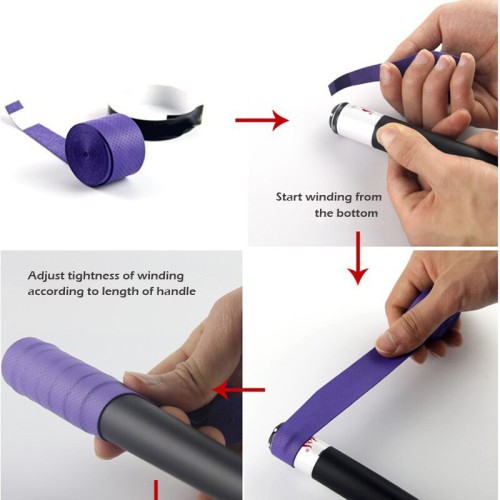 Powertech POWERTECH αντιολισθητική ταινία για καλάμι ψαρέματος FISH-0001, μαύρη