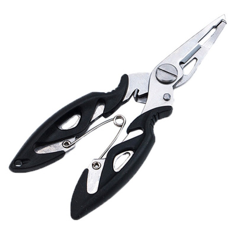 UNBRANDED Ανοξείδωτη πένσα-ψαλιδάκι ψαρέματος FISH-0003, μαύρο