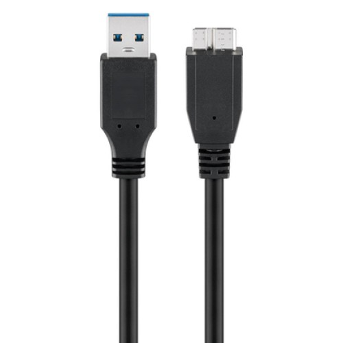 GOOBAY GOOBAY καλώδιο USB 3.0 σε USB 3.0 micro Τype B 95026, 1.8m, μαύρο