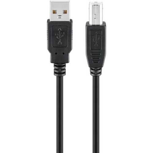 GOOBAY GOOBAY καλώδιο USB 2.0 σε USB Type B 93597, 3m, μαύρο