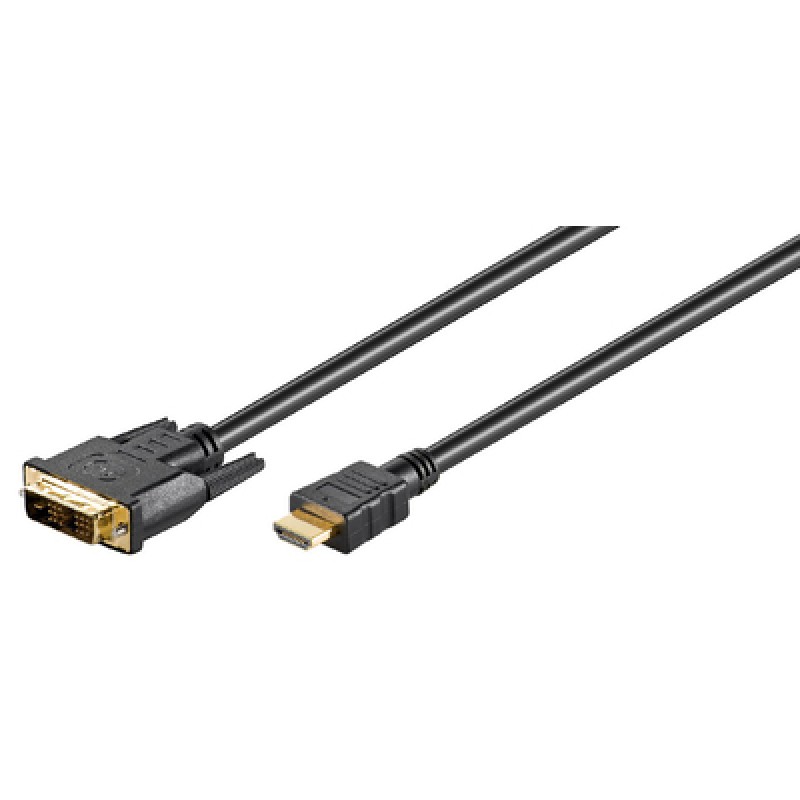 GOOBAY GOOBAY καλώδιο DVI-D σε HDMI 51581, 3m, μαύρο
