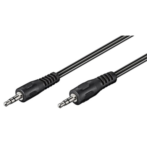 GOOBAY GOOBAY καλώδιο ήχου 3.5mm 50019, 3 pin stereo, 1.5m, μαύρο