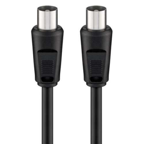 GOOBAY GOOBAY καλώδιο κεραίας αρσενικό 68146, <70dB, CCS, 1.5m, μαύρο