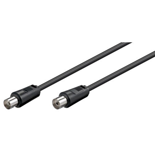 GOOBAY GOOBAY καλώδιο κεραίας αρσενικό σε θηλυκό 11563, <70dB, CCS, 7.5m, μαύρο