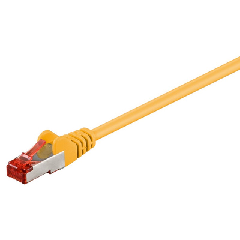 GOOBAY GOOBAY καλώδιο δικτύου 95453, CAT 6 S/FTP (PiMF), CCA, 0.25m, κίτρινο