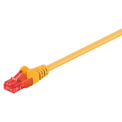 GOOBAY GΟOBAY καλώδιο δικτύου 68408, CAT 6 U/UTP, CCA, PVC, 3m, κίτρινο