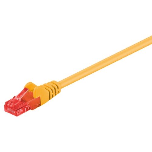 GOOBAY GΟOBAY καλώδιο δικτύου 68453, CAT 6 U/UTP, CCA, PVC, 2m, κίτρινο