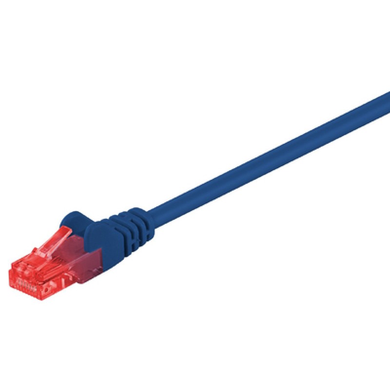 GOOBAY GOOBAY καλώδιο δικτύου 95247, CAT 6 U/UTP, CCA, PVC, 0.25m, μπλε