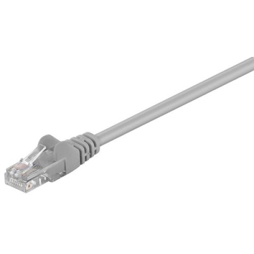 GOOBAY GΟOBAY καλώδιο δικτύου 68342, CAT 5e U/UTP, CCA, PVC, 1m, γκρι