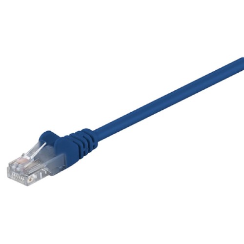 GOOBAY GΟOBAY καλώδιο δικτύου 68375, CAT 5e U/UTP, CCA, PVC, 5m, μπλε