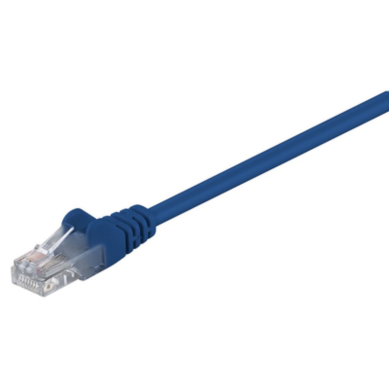 GOOBAY GΟOBAY καλώδιο δικτύου 68375, CAT 5e U/UTP, CCA, PVC, 5m, μπλε