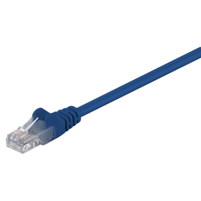 GOOBAY GΟOBAY καλώδιο δικτύου 68365, CAT 5e U/UTP, CCA, PVC, 3m, μπλε