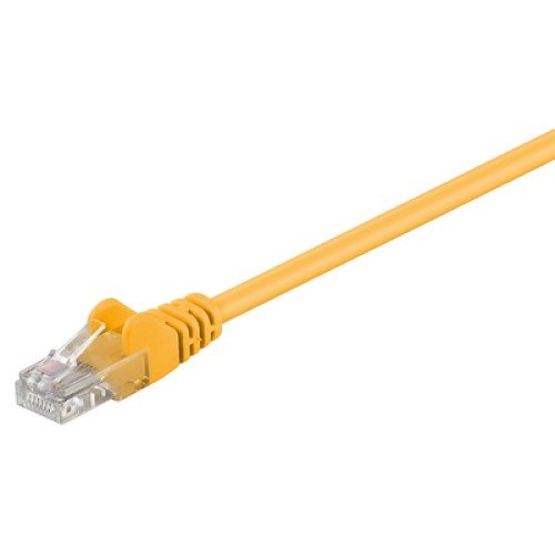 GOOBAY GΟOBAY καλώδιο δικτύου 68366, CAT 5e U/UTP, CCA, PVC, 3m, κίτρινο