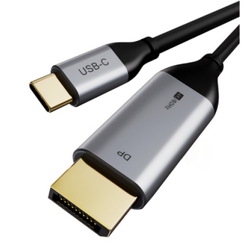 CABLETIME CABLETIME καλώδιο USB-C σε DisplayPort CT-CMDP2, 4K/60Hz, 1.8m, μαύρο