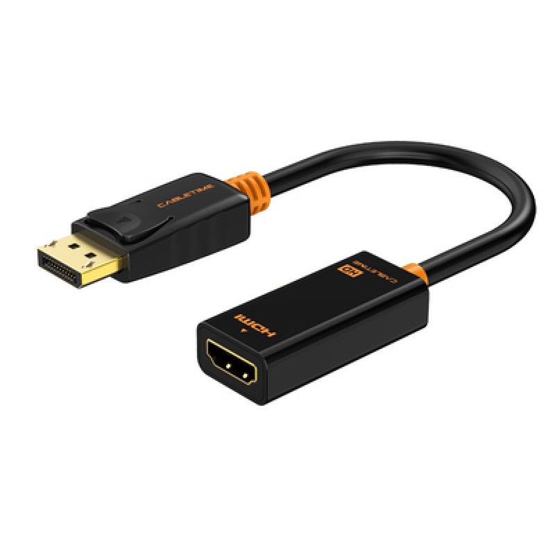 CABLETIME CABLETIME αντάπτορας DisplayPort σε HDMI CT-01G, 1080p, 0.2m, μαύρος