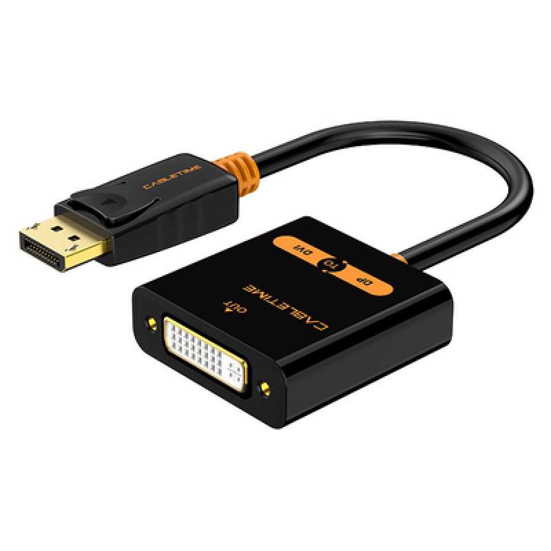 CABLETIME CABLETIME αντάπτορας DisplayPort σε DVI CT-02G, 1080p, μαύρος