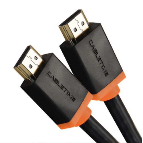 CABLETIME CABLETIME καλώδιο HDMI 2.0 CT-HE2GN, 4K/60Hz, 3m, μαύρο