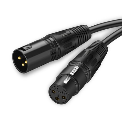 CABLETIME CABLETIME καλώδιο μικροφώνου XLR 11B24, 3-pin, 24AWG, 20m, μαύρο