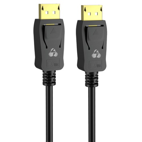 Powertech POWERTECH καλώδιο DisplayPort 1.4V CAB-DP052, copper, 8K/60Hz, 5m, μαύρο