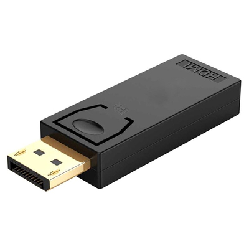 Powertech POWERTECH αντάπτορας DisplayPort σε HDMI CAB-DP065, Passive, 4K, μαύρος