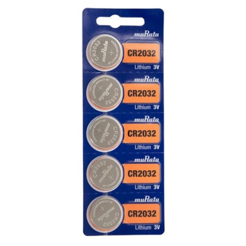 MURATA MURATA Μπαταρία λιθίου CR2032, 3V, 5τμχ