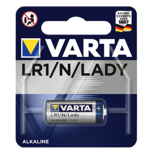 Varta VARTA αλκαλική μπαταρία LADY LR1 N, 1.5V, 1τμχ
