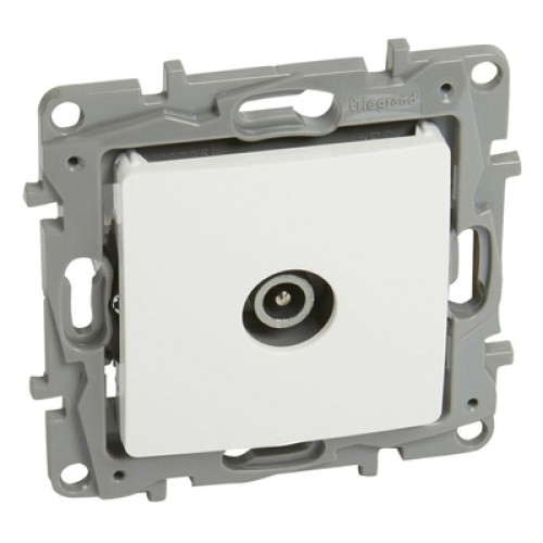 LEGRAND LEGRAND πρίζα κεραίας 764555, αρσενική, 10dB, λευκή