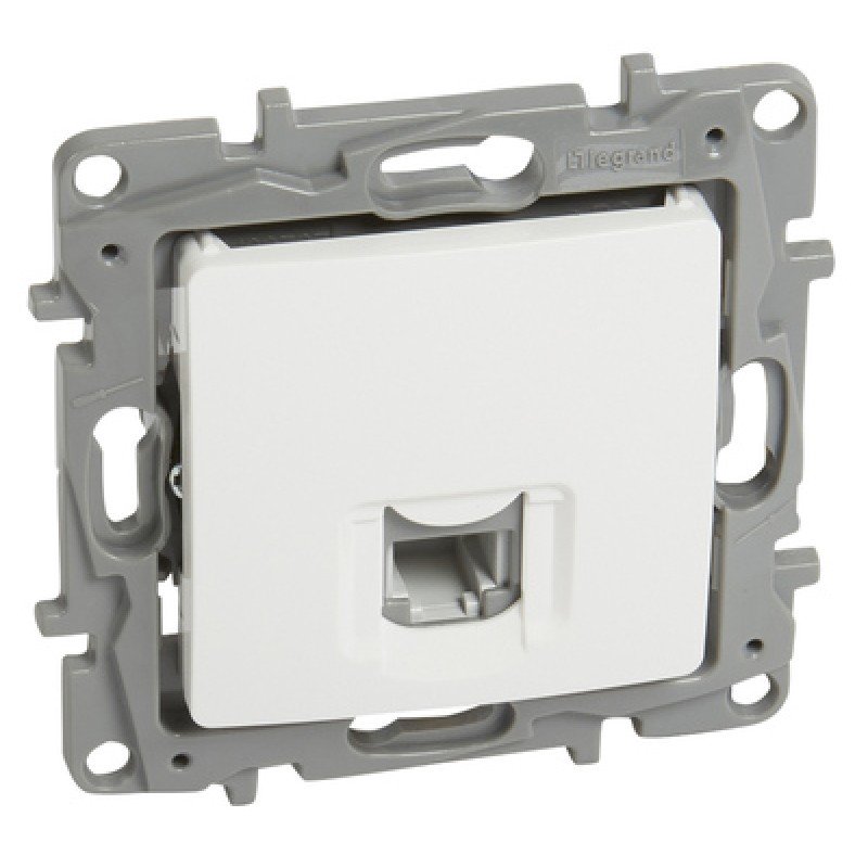 LEGRAND LEGRAND πρίζα RJ11 764569, λευκή
