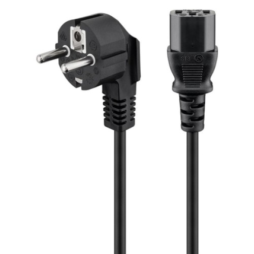 GOOBAY GOOBAY καλώδιο τροφοδοσίας 95142, 3G 1.00mm², 3m, μαύρο